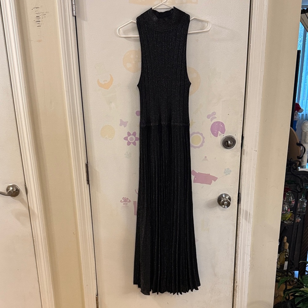 Banana Republic Black Sleeveless Maxi Dress